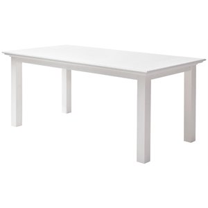 Beaumont Lane 79&quot Dining Table in Pure White