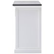 Beaumont Lane Sliding Door Buffet in Pure White and Black