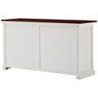 Beaumont Lane Buffet in Pure White and Dark Wood