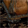Beaumont Lane Old World Map Trunk Coffee Table in Light Brown