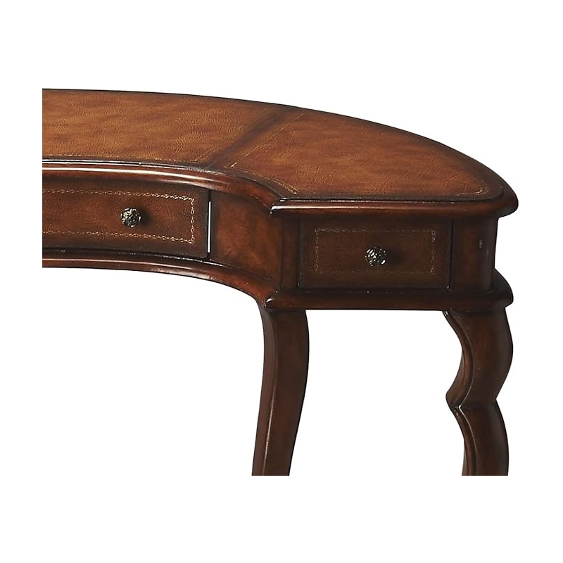 Beaumont Lane Writing Desk in Medium Brown