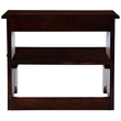Beaumont Lane Traditional Acacia Wood Step Stool in Cherry Brown