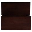Beaumont Lane Traditional Acacia Wood Step Stool in Cherry Brown