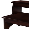 Beaumont Lane Traditional Acacia Wood Step Stool in Cherry Brown