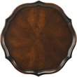 Beaumont Lane Wood Cherry Dark Brown Plant Stand Round Distressed 36.5