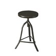 Beaumont Lane Revolving Stool in Black