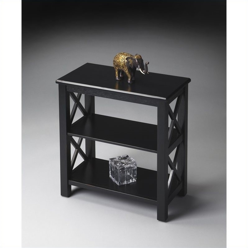 Beaumont Lane Bookcase in Black Licorice