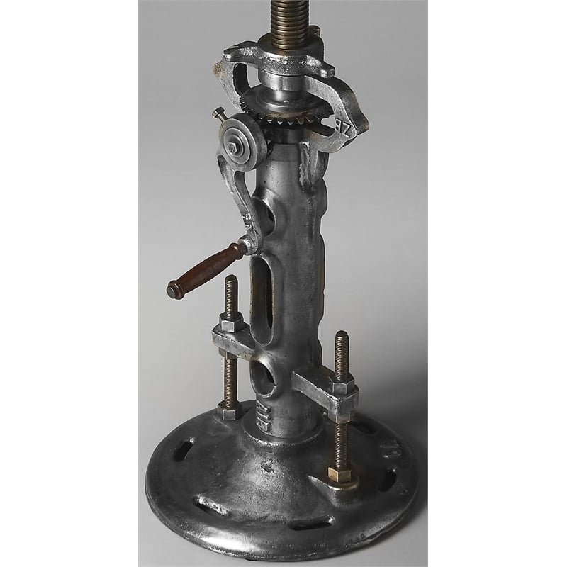 Beaumont Lane Metal Base Pub Table in Silver