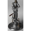 Beaumont Lane Metal Base Pub Table in Silver