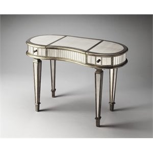 Beaumont Lane Wood Silver Vanity Rectangular 30&quot H x 40&quot W x 18&quot D