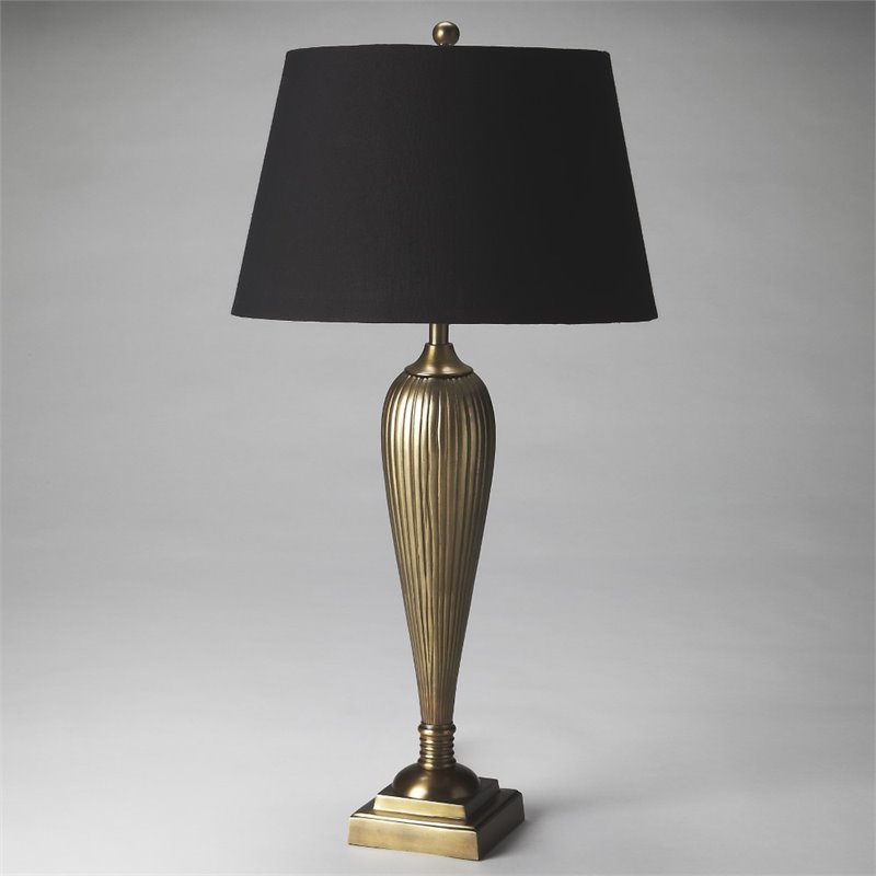 Beaumont Lane Table Lamp in Antique Brass