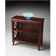 Beaumont Lane 2 Shelf Low Bookcase in Dark Brown