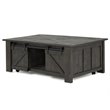 Beaumont Lane Pine and Metal Weathered Espresso Coffee Table Rectangular Lift-Top 50