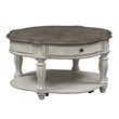 Beaumont Lane White Oak Round Cocktail Table