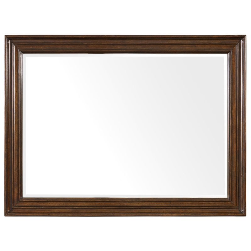 Beaumont Lane Edgehill Landscape Mirror in Mahogany