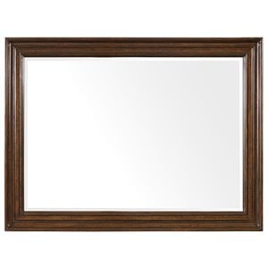 Beaumont Lane Edgehill Landscape Mirror in Mahogany