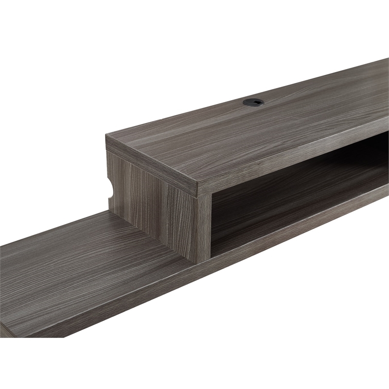 Beaumont Lane Modern Wood Wall Mounted Media Console for TVs up to 60