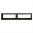 Beaumont Lane Laminate Gray Media Console Wall Mounted 48