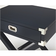 Beaumont Lane Metropolitan Living Campaign Side Table in Blue