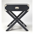 Beaumont Lane Metropolitan Living Campaign Side Table in Blue