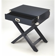 Beaumont Lane Metropolitan Living Campaign Side Table in Blue