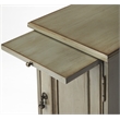 Beaumont Lane Mastercrafted Satin Chairside Chest in Gray