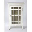 Beaumont Lane Metropolitan Living Glossy Chairside Chest in White