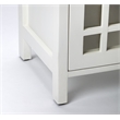Beaumont Lane Metropolitan Living Glossy Chairside Chest in White