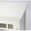 Beaumont Lane Metropolitan Living Glossy Chairside Chest in White