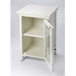 Beaumont Lane Metropolitan Living Glossy Chairside Chest in White