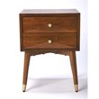 Beaumont Lane Metropolitan Living Nightstand in Brown