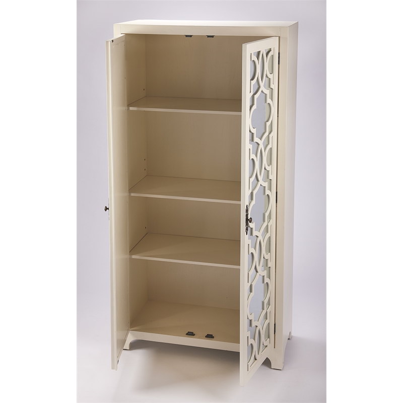 Beaumont Lane Mastercrafted Tall Cabinet in White