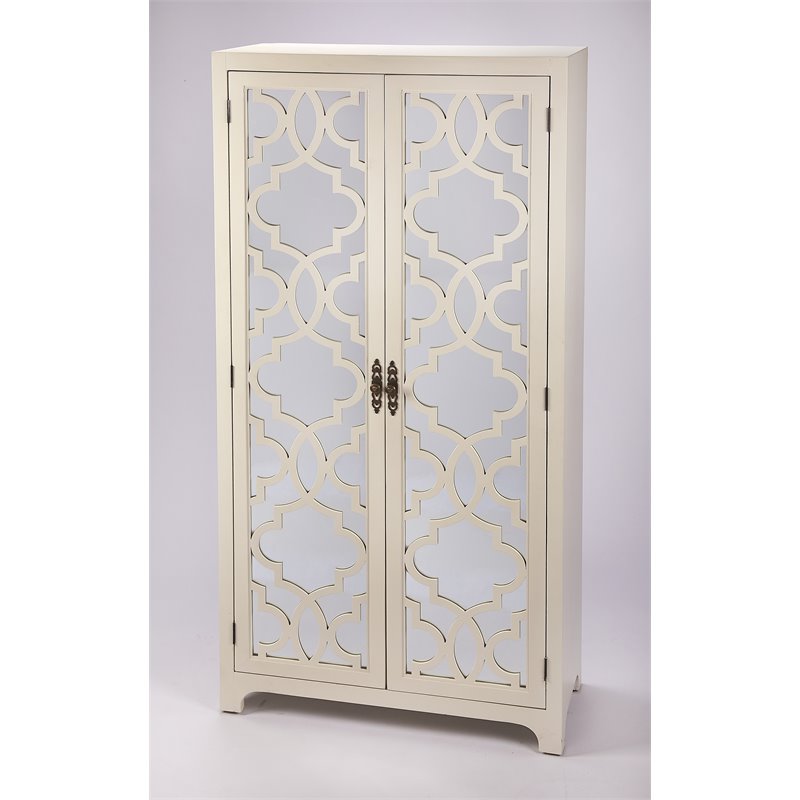 Beaumont Lane Mastercrafted Tall Cabinet in White
