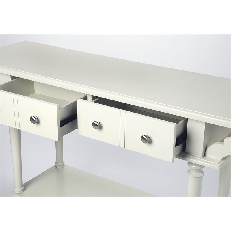 Beaumont Lane Mastercrafted Console Table in White
