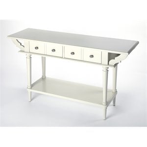 Beaumont Lane Mastercrafted Console Table in White