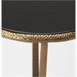 Beaumont Lane Metal Gold End Table Rectangular Modern