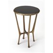 Beaumont Lane Metal Gold End Table Rectangular Modern
