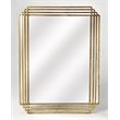 Beaumont Lane Hall of Mirrors Rectangular Wall Mirror in Gold