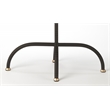 Beaumont Lane Metal Furniture End Table in Black Gold