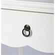 Beaumont Lane Metropolitan Living Glossy  Nightstand in White