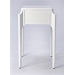Beaumont Lane Metropolitan Living Glossy  Nightstand in White