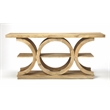 Beaumont Lane Metropolitan Living Rustic Modern Console Table in Brown