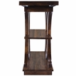 Beaumont Lane Metropolitan Living Rustic Console Table in Brown