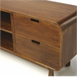 Beaumont Lane Mango Wood Brown Entertainment Console Modern 49.5