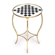 Beaumont Lane Metropolitan Living Antique Game Table in Gold