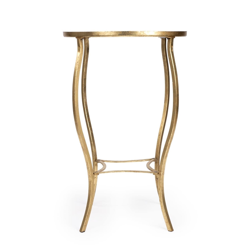Beaumont Lane Metropolitan Living Antique Game Table in Gold