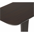 Beaumont Lane Contemporary Classics Pedestal Table in Cocoa Brown