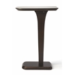 Beaumont Lane Contemporary Classics Pedestal Table in Cocoa Brown