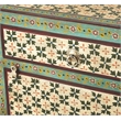 Beaumont Lane Boho Chic Hand Painted Chest in Brown