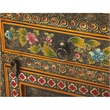Beaumont Lane Meranti Wood Multi-Color Chest Rectangular Hand Painted 24
